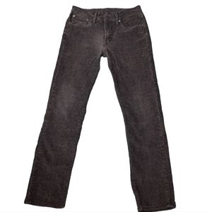 Levi's 511 Marled Gray Corduroy Straight Leg Jeans SZ 29x30
